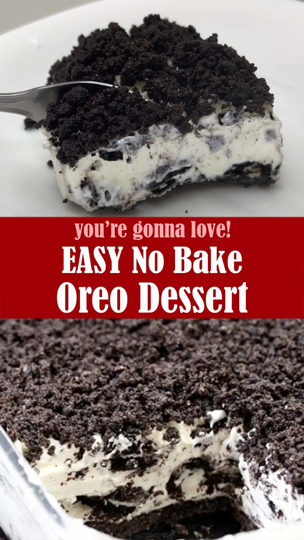 EASY No Bake Oreo Dessert