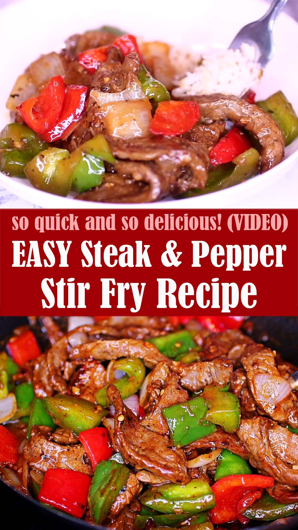 EASY Steak and Pepper Stir Fry Recipe
