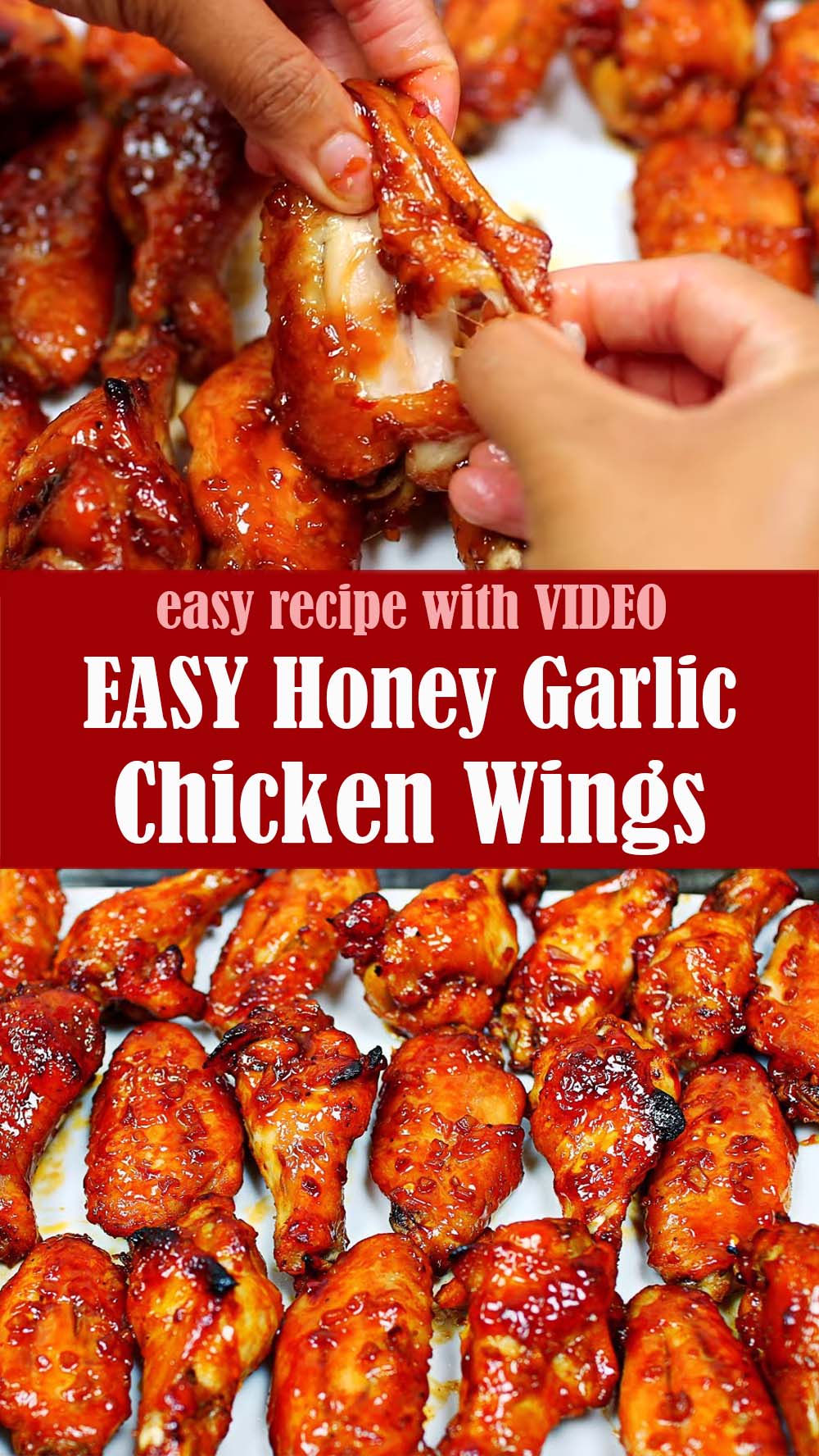 EASY Honey Garlic Chicken Wings