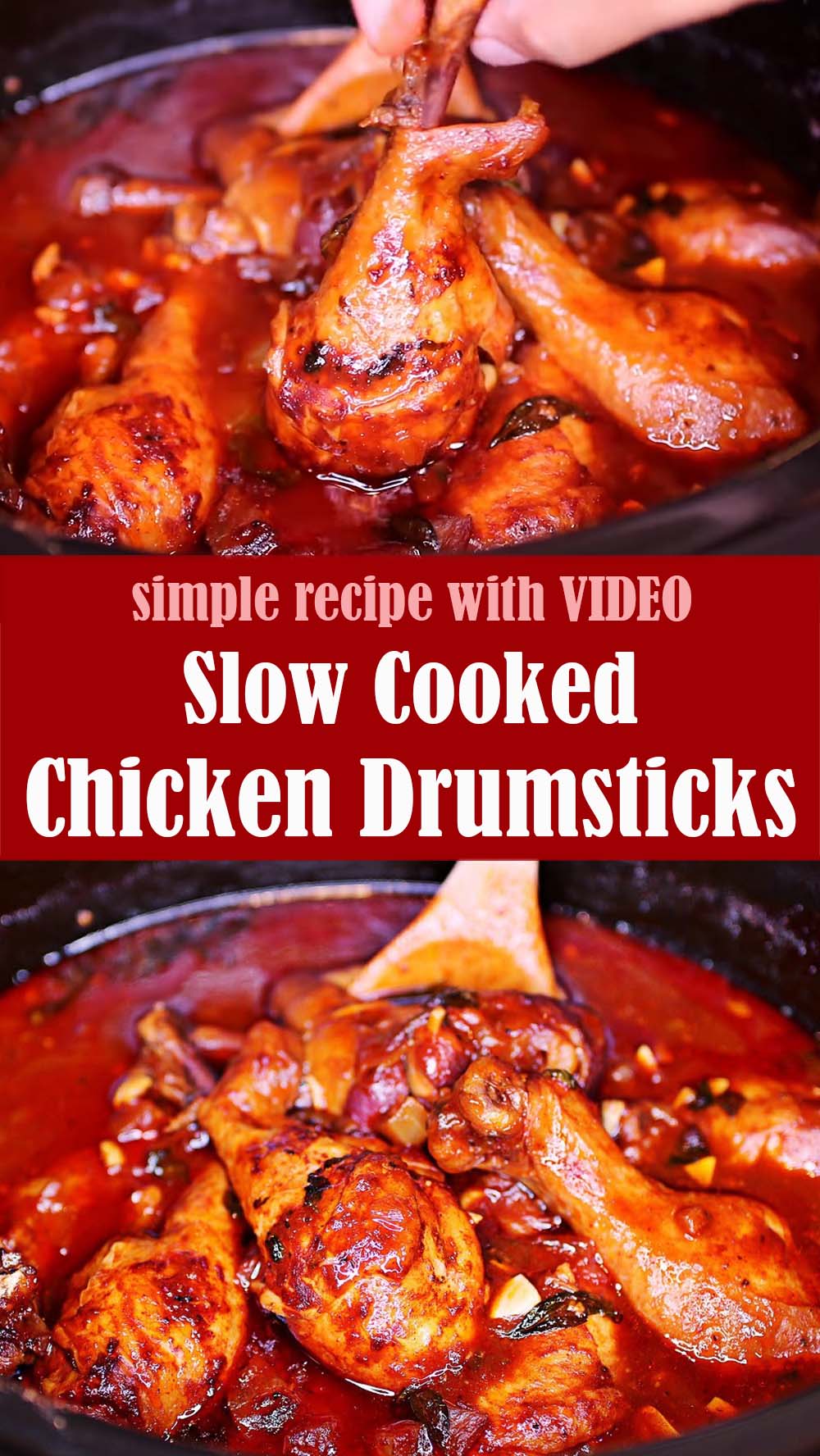 Slow Cooked Chicken Drumsticks