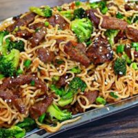 Beef and Broccoli Stir Fry Noodles Recipe