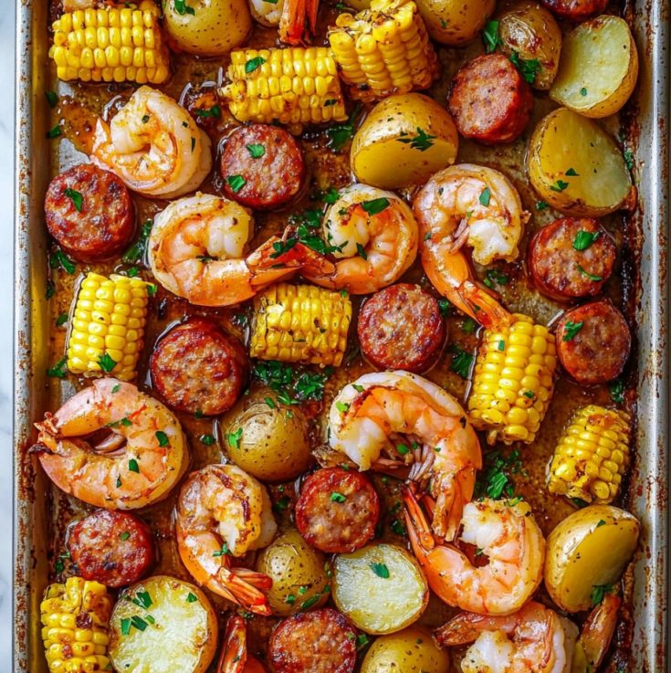 Sheet Pan Shrimp Boil