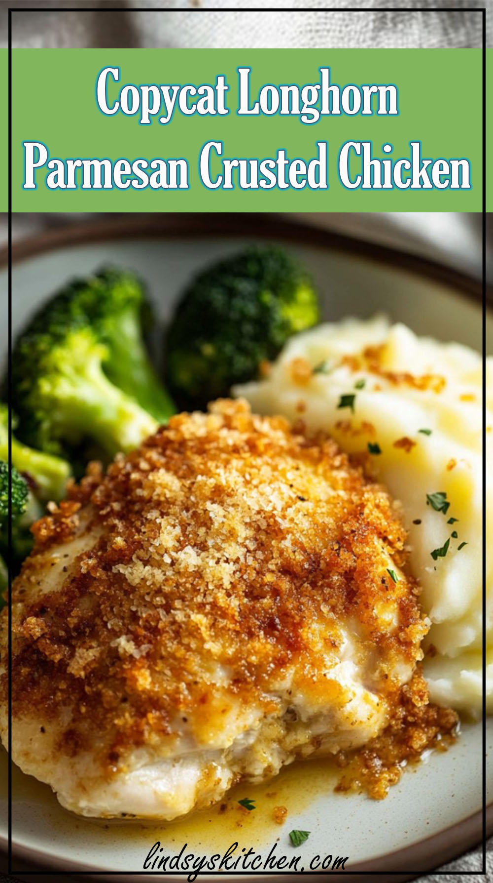 Copycat Longhorn Parmesan Crusted Chicken