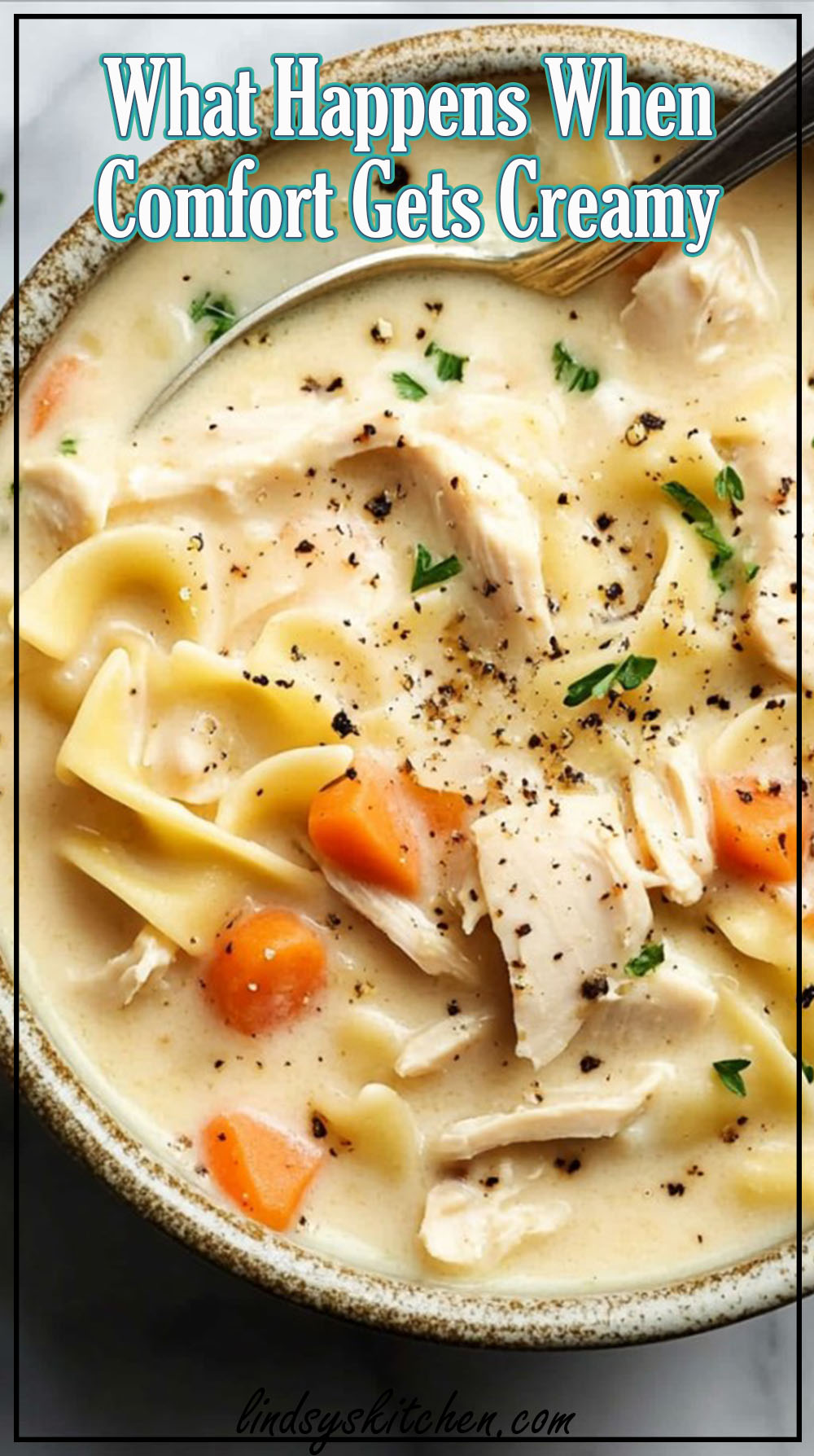 Easy Creamy Chicken Noodle Soup