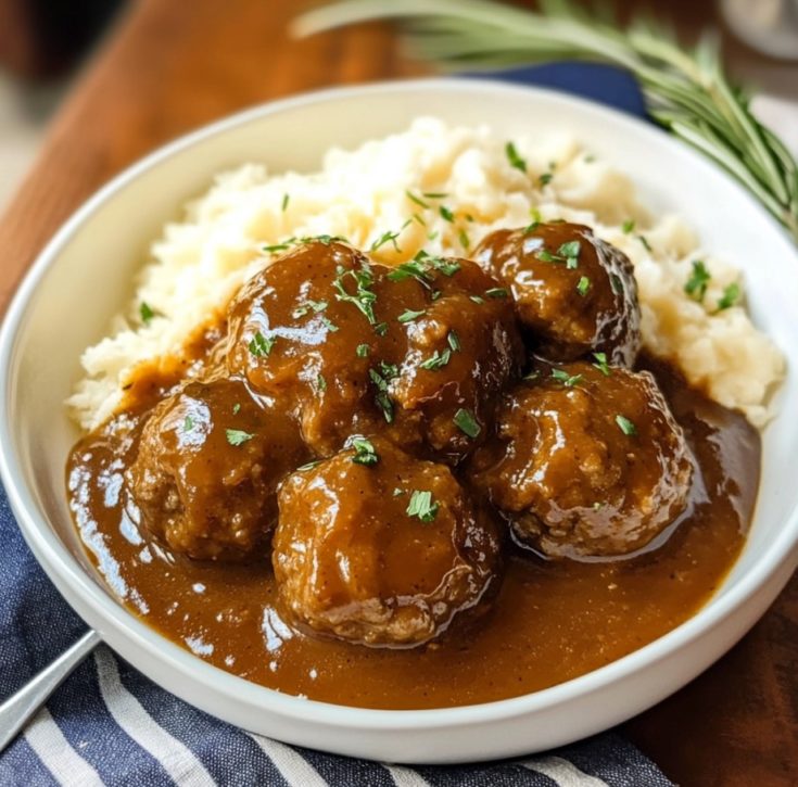Meatballs and Gravy