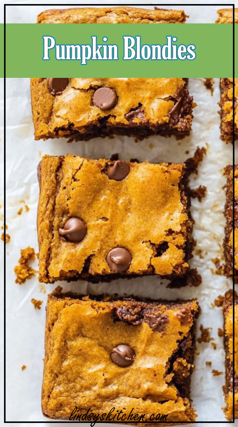 Pumpkin Blondies
