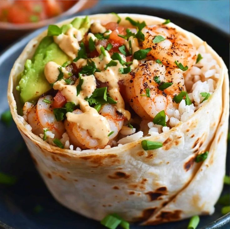 Old Bay Shrimp Burritos