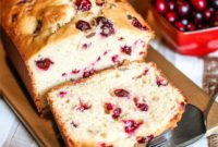 Cream Cheese Cranberry Bread