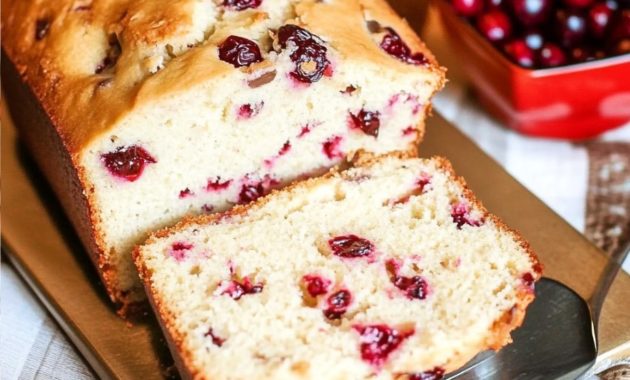 Cream Cheese Cranberry Bread