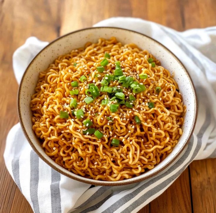 Sesame Garlic Ramen Noodles