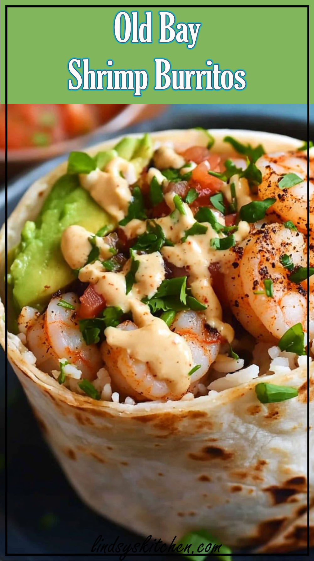 Old Bay Shrimp Burritos