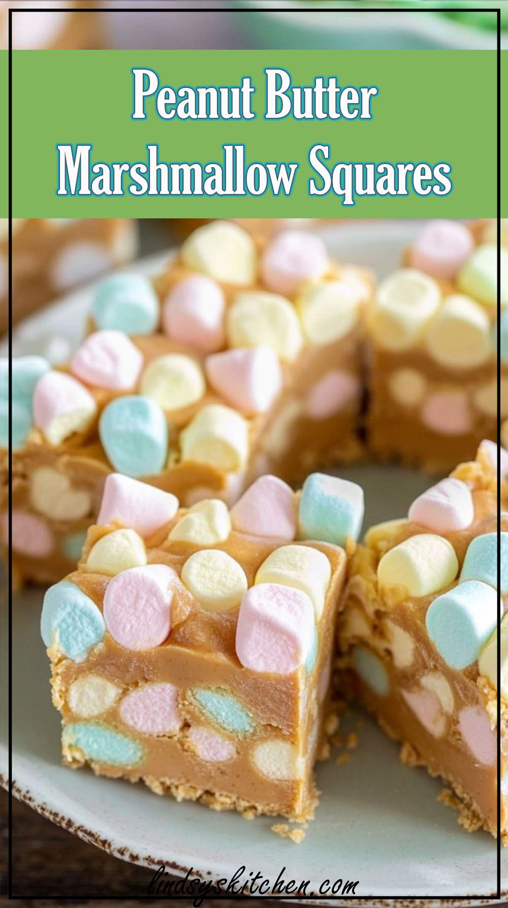 Peanut Butter Marshmallow Squares