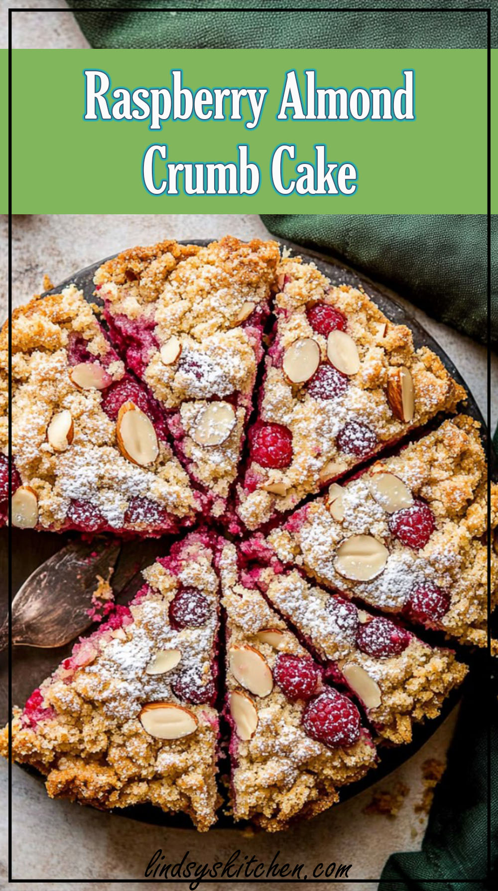 Raspberry Almond Crumb Cake